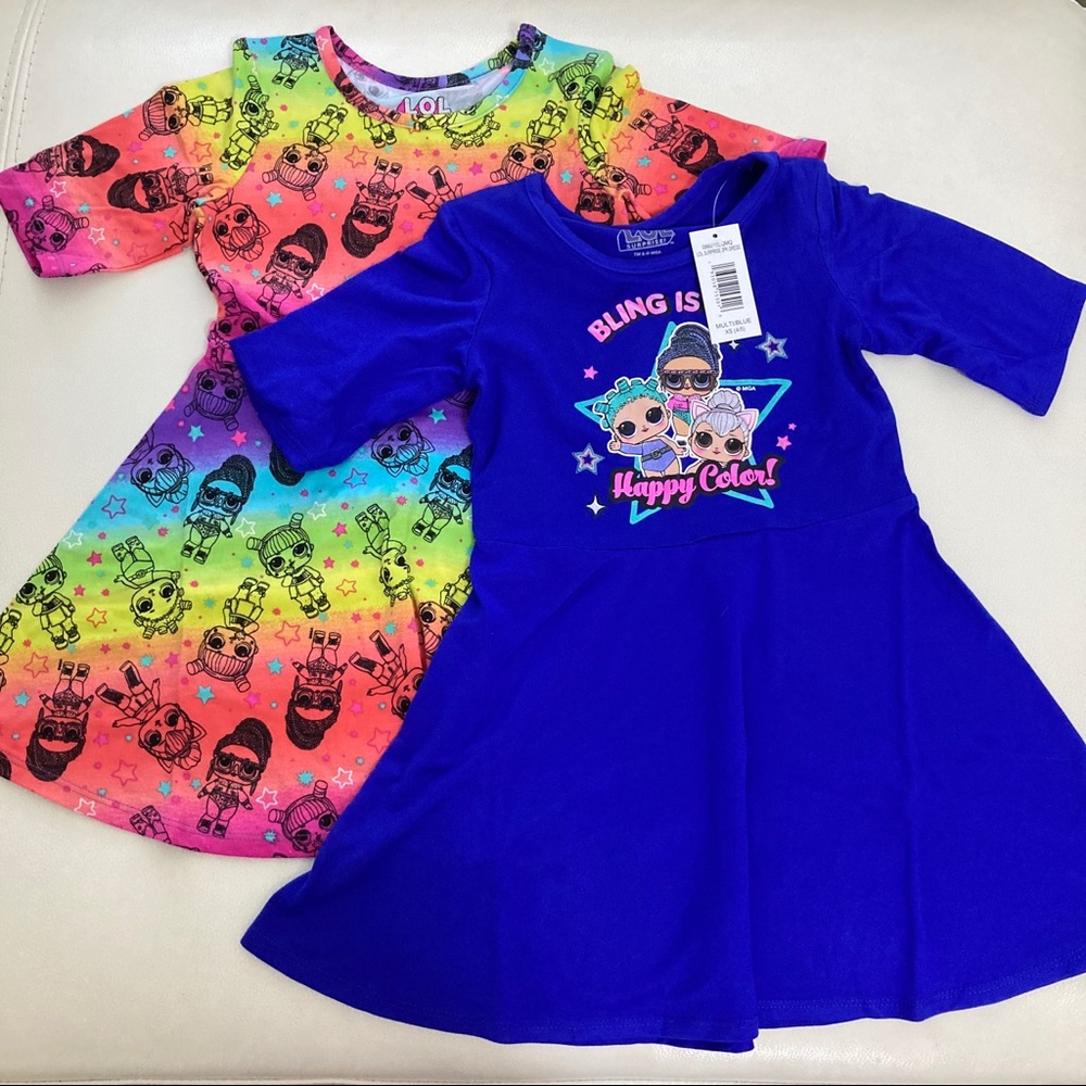 L.O.L Surprise Cute 3/4 sleeve dress set